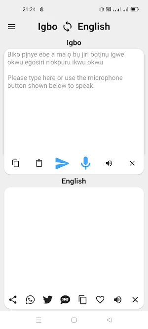 Igbo To English Translator Screenshot 0