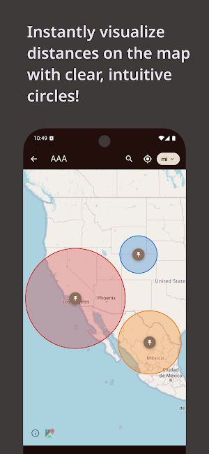 Radius On Map: Draw Circles Screenshot 0