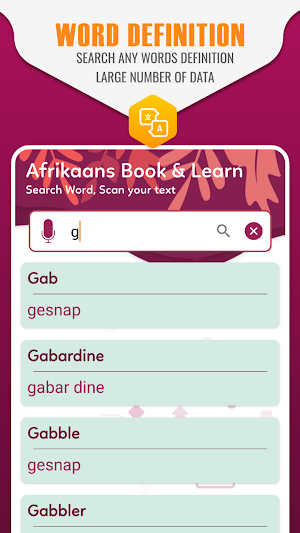 English Afrikaans Translate & Afrikaans Dictionary Screenshot 1