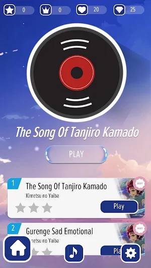 Anime Piano Demon Slayer Tanjiro Tiles Screenshot 0