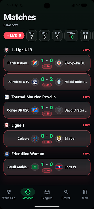 Football and Soccer Live Score Screenshot 3