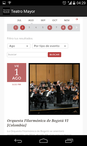 Teatro Mayor Screenshot 3