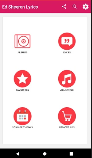Ed Sheeran Lyrics Offline Screenshot 0