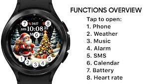 AZ280 Santa Claus Watch Face Screenshot 0