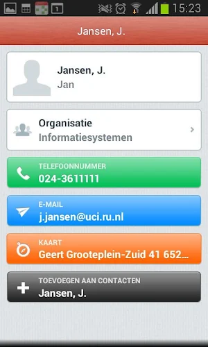 Address Book Screenshot 3