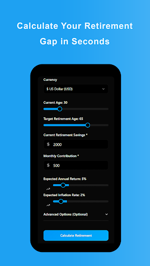 Retirement Calculator & AI Pro Screenshot 0
