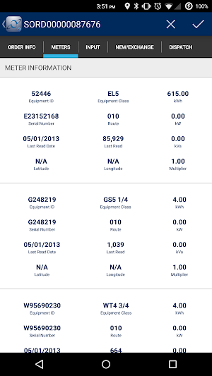 Mobile Service Orders Screenshot 1