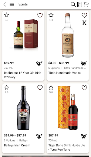 W & J Wines & Spirits Screenshot 2