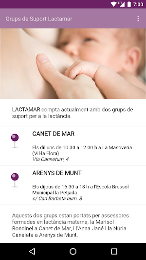 Lactamar App Screenshot 1