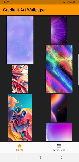 Gradient Art Wallpaper Screenshot 1