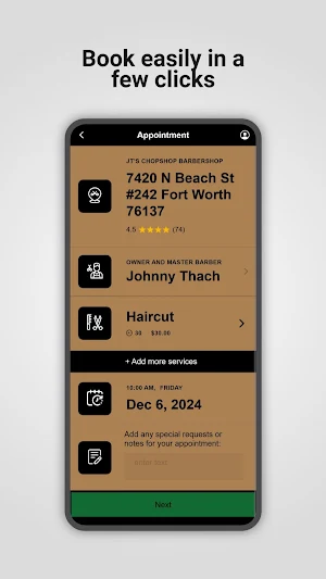 Jt's Chopshop Barbershop Screenshot 2