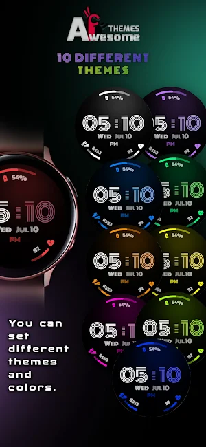 PULSE  -  Digital Watch Face Screenshot 2