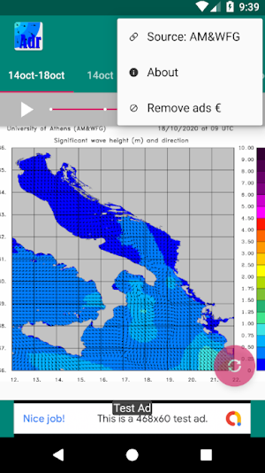 WAM Swell Adriatic Widget Screenshot 1