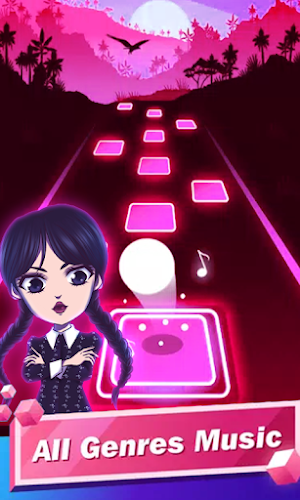 Tiles Wednesday Addams Skibidi Screenshot 2