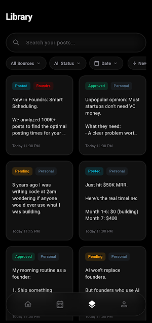 Foundrs Screenshot 1