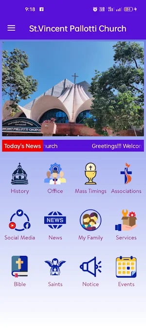 St.Vincent Pallotti Church Screenshot 0