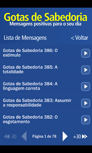 Gotas de Sabedoria em Áudio Screenshot 2