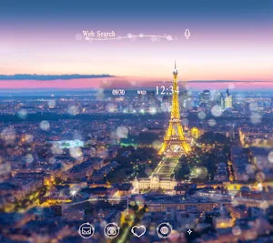 Beautiful Theme-Night in Paris Screenshot 0