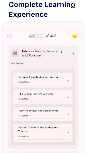 Hospitality a Tourism Mgmt Screenshot 0