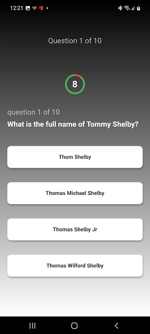 Peaky Blinders Quiz Trivia Screenshot 3