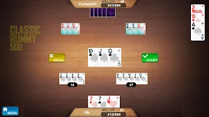 Rummy 500 card offline game Screenshot 1