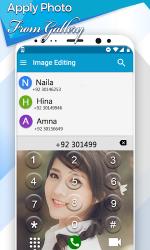 Photo Phone Dialer App: Caller Screen Theme Screenshot 1