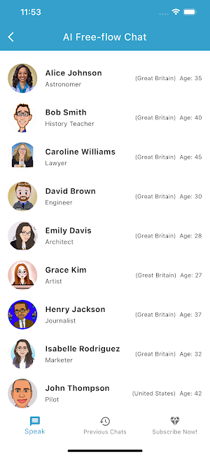 AI English Speaking Tutor Screenshot 1
