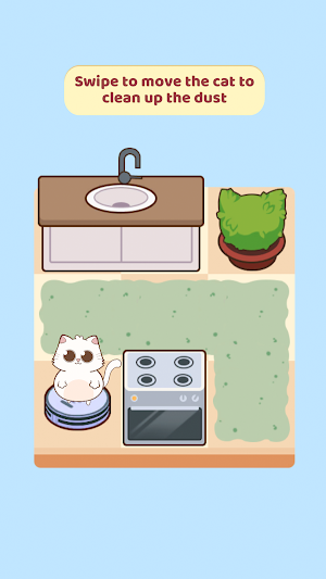 Cleaning Cat Screenshot 0