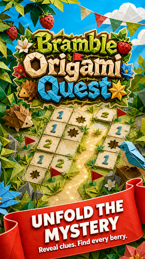 Bramble Origami Quest: Puzzle Screenshot 0