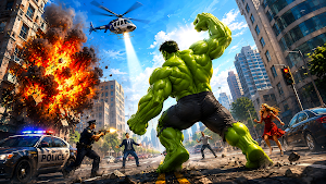 Monster Hero City Battle Game Screenshot 1
