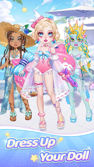 Shining Girl: Dress Up Game Screenshot 0