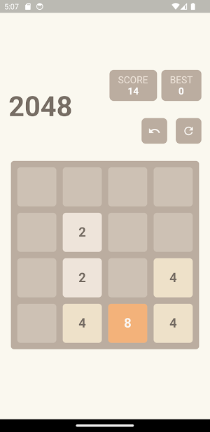 2048 Game Screenshot 0