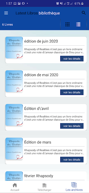 Rhapsodie de Realitie devotionnel quotidien Screenshot 3