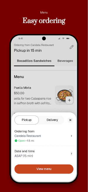 Candela Restaurant Screenshot 2