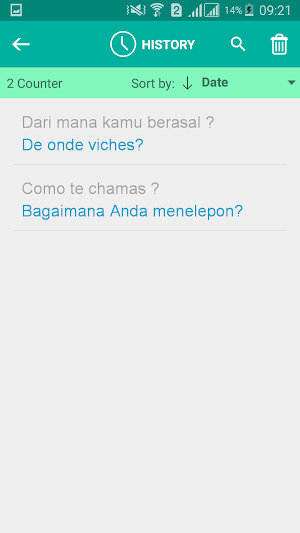 Galician Indonesian Translator Screenshot 3