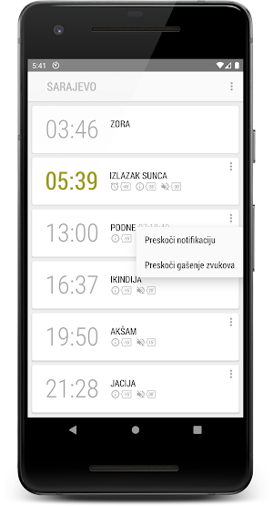 Vaktija.ba Screenshot 1
