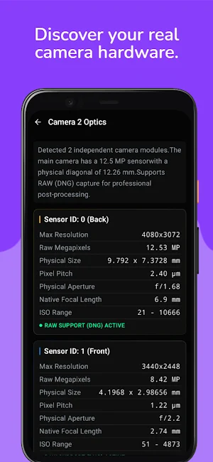 Detedroid: Hardware Diagnostic Screenshot 1