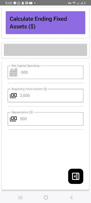 NCS Calculator Screenshot 2