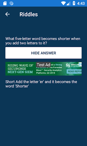 Riddle - Question and Solution Screenshot 2