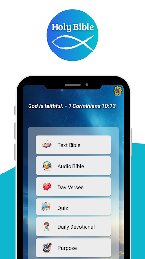 Holy Bible and Devotional Screenshot 0