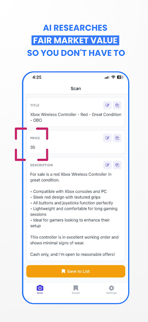 Marketplace Listing AI Copy Screenshot 1