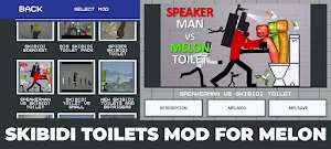 Mod Skibidi TV Man For Melon Screenshot 2