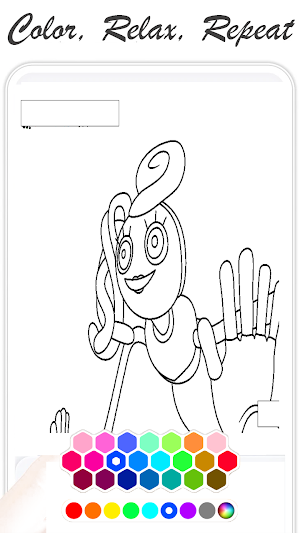 Scary Mommy Long Legs Coloring Screenshot 1