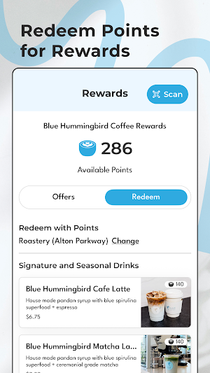Blue Hummingbird Coffee Screenshot 3