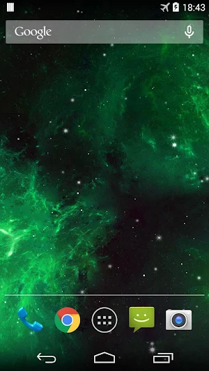 Galaxy Nebula Live Wallpaper Screenshot 2