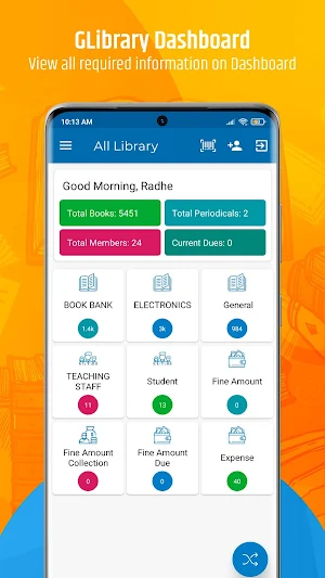 Glibrary-Library Management System Screenshot 1
