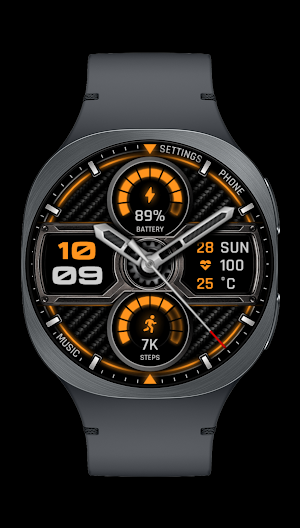 Phantom - Hybrid v4 watch face Screenshot 0