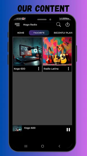 Kogo 600 Radio Am Online Screenshot 3