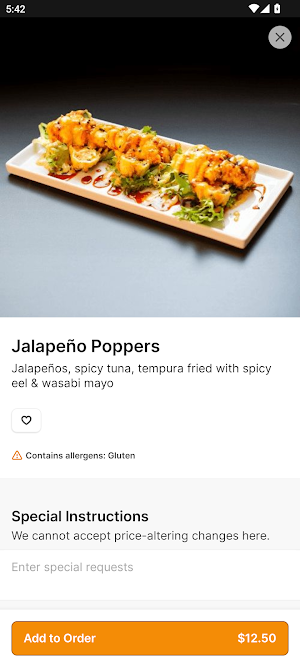 Yellowfinn Grill & Sushi Bar Screenshot 3