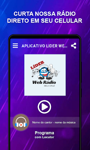 aplicativo líder web radio bela cruz Screenshot 0